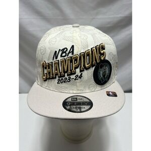 Boston Celtics New Era 9Fifty Snapback Adjustable Hat Cap 23-24 Nba Champs New